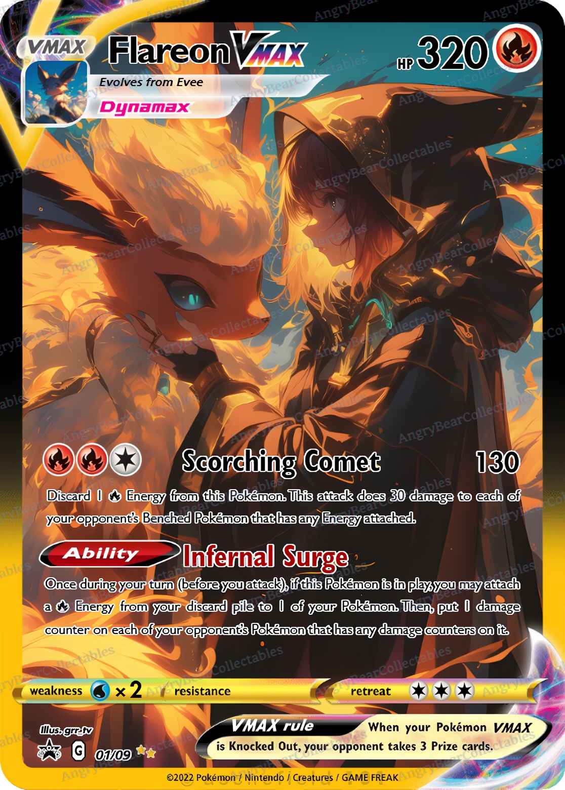 Flareon Digital Custom Card